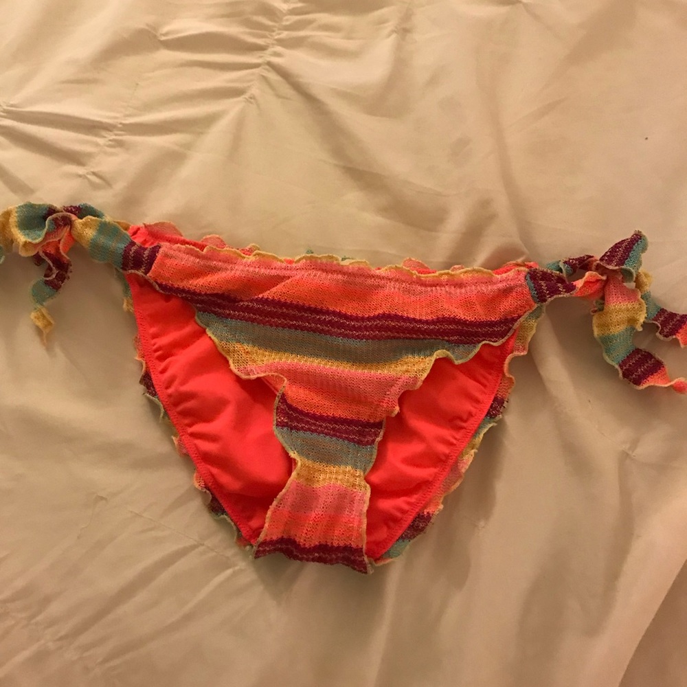 PINK Crocheted Bikini Bottoms